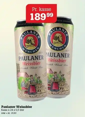 Poetzsch Padborg Paulaner Weissbier tilbud