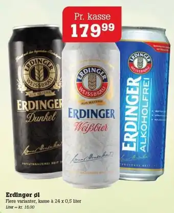 Poetzsch Padborg Erdinger øl tilbud