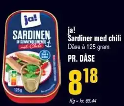 Poetzsch Padborg ja! Sardiner med chili tilbud