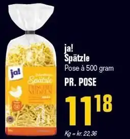 Poetzsch Padborg ja! Spätzle tilbud