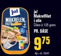 Poetzsch Padborg ja! Makrelfilet i olie tilbud