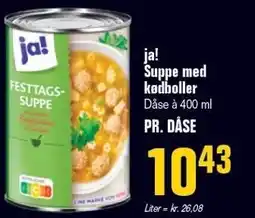 Poetzsch Padborg ja! Suppe med kødboller tilbud