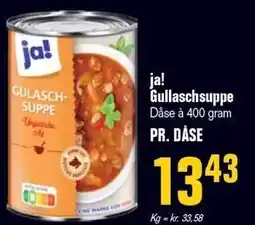 Poetzsch Padborg ja! Gullaschsuppe tilbud