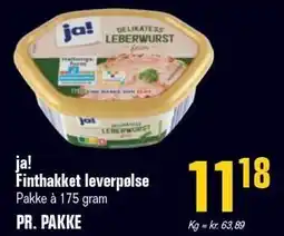 Poetzsch Padborg ja! Finthakket leverpølse tilbud