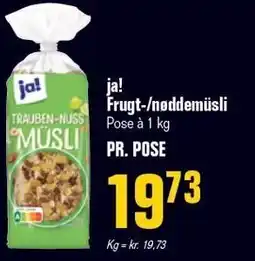 Poetzsch Padborg ja! Frugt-/nøddemüsli tilbud