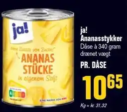 Poetzsch Padborg ja! Ananasstykker tilbud