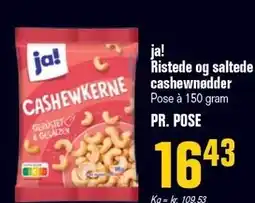 Poetzsch Padborg ja! Ristede og saltede cashewnødder tilbud