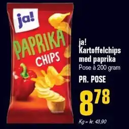 Poetzsch Padborg ja! Kartoffelchips med paprika tilbud