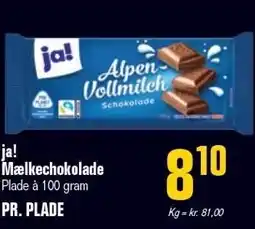 Poetzsch Padborg ja! Mælkechokolade tilbud