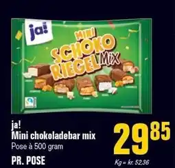 Poetzsch Padborg ja! Mini chokoladebar mix tilbud