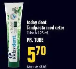 Poetzsch Padborg today dent Tandpasta med urter tilbud