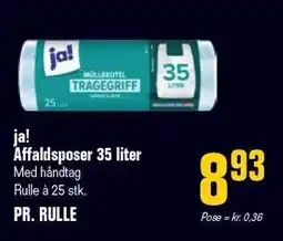 Poetzsch Padborg ja! affaldsposer 35 liter tilbud