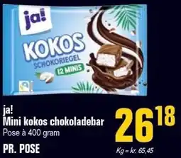 Poetzsch Padborg ja! Mini kokos chokoladebar tilbud