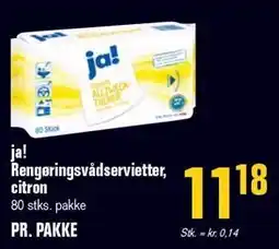 Poetzsch Padborg ja! Rengøringsvådservietter citron tilbud
