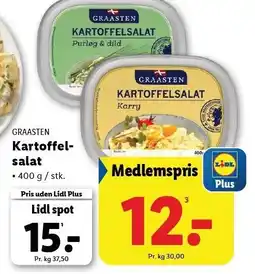 Lidl GRAASTEN Kartoffelsalat tilbud