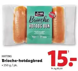 Lidl Hatting Brioche-hotdogbrød tilbud