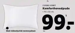 Lidl LIVARNO HOME Komforthovedpude tilbud