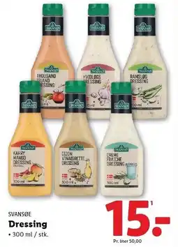 Lidl SVANSØE Dressing tilbud