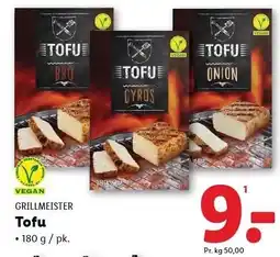 Lidl GRILLMESTER Tofu tilbud