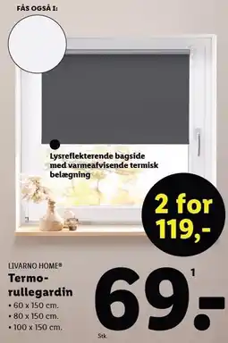 Lidl LIVARNO HOME Termorullegardin tilbud