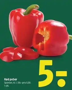Coop 365 Rød peber tilbud