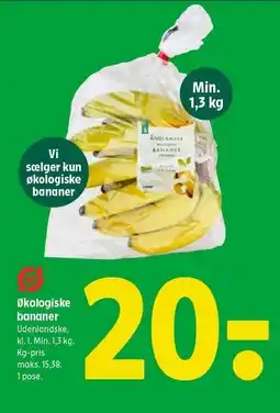 Coop 365 ÄNGLAMARK Økologiske bananer tilbud