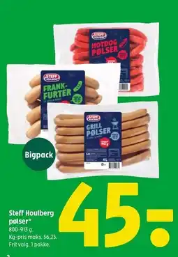 Coop 365 Steff Houlberg pølser tilbud