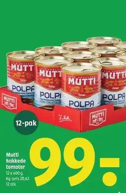 Mutti hakkede tomater