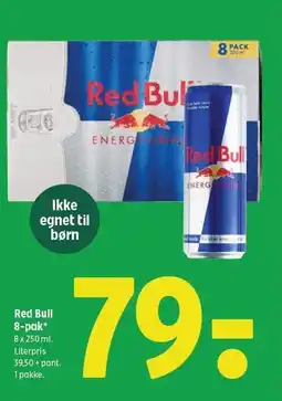 Coop 365 Red Bull 8-pak tilbud