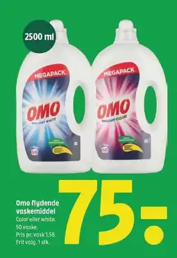 Coop 365 Omo flydende vaskemiddel tilbud