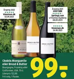 Chablis Marguerite eller Bread & Butter