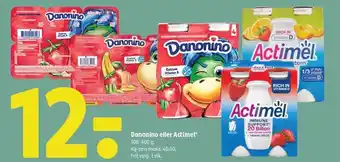Coop 365 Danonino eller Actimel tilbud