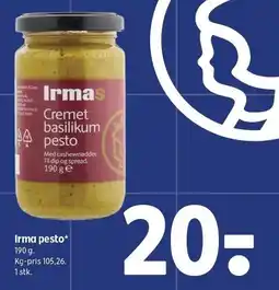 Irma pesto