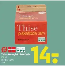 Coop 365 Thise økologisk piskefløde tilbud