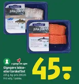 Glyngøre lakse- eller torskefilet
