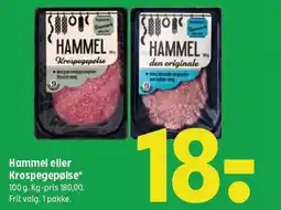 Coop 365 Hammel eller Krospegepølse tilbud