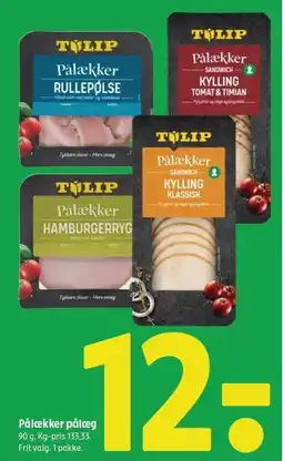 Coop 365 TULIP Pålækker pålæg tilbud