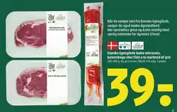 Coop 365 Danske Egnsgårde kalve entrecote, kalveribeye eller filet a la mørbrad af gris tilbud