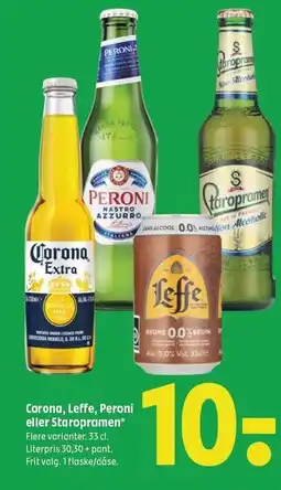Coop 365 Corona, Leffe, Peroni eller Staropramen tilbud