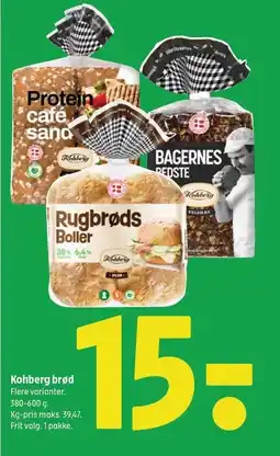 Coop 365 Kohberg brød tilbud