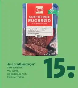 Coop 365 Amo brødblandinger tilbud
