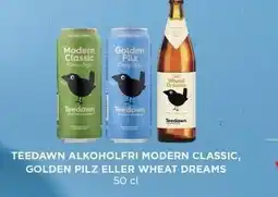 MENY TEEDAWN ALKOHOLFRI MODERN CLASSIC, GOLDEN PILZ ELLER WHEAT DREAMS tilbud