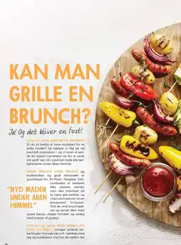 MENY KAN MAN GRILLE EN BRUNCH? tilbud