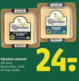Coop 365 Riberhus skiveost tilbud