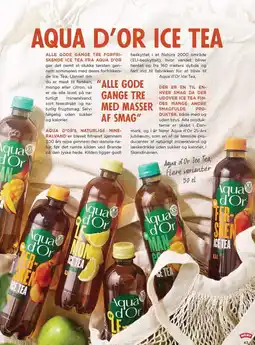 MENY AQUA D'OR ICE TEA tilbud