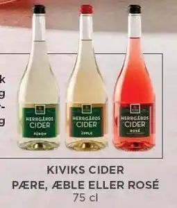 MENY KIVIKS CIDER PÆRE, ÆBLE ELLER ROSÉ tilbud