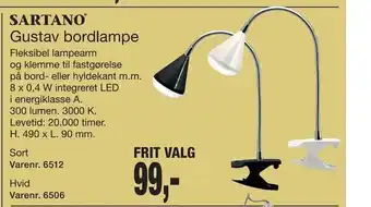 Gustav bordlampe