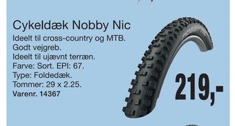 Harald Nyborg Cykeldæk Nobby Nic tilbud