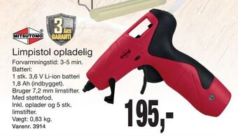 Harald Nyborg Limpistol opladelig tilbud
