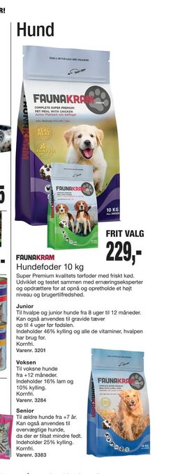 Harald Nyborg Hundefoder 10 kg tilbud